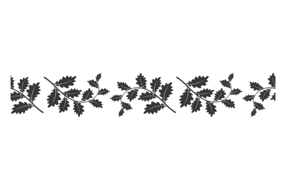 Botanical Seamless Ornate Border: Floral Graphics & Crafts