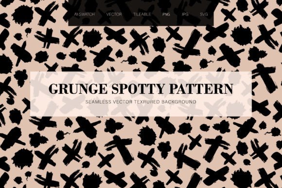 Grunge Cross Seamless Pattern: Graphics & Patterns Review