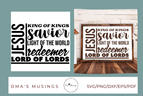 Jesus Names SVG: Graphics & Crafts for Branding