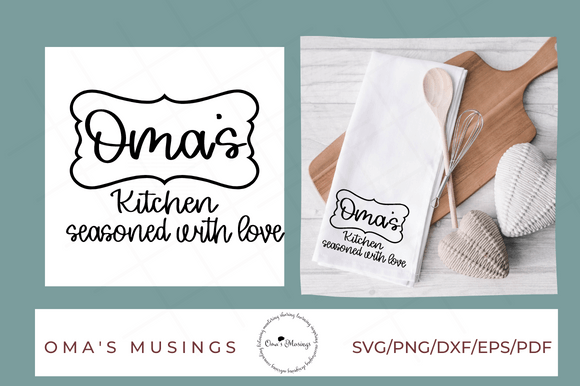Oma SVG Graphics for Crafts & Branding
