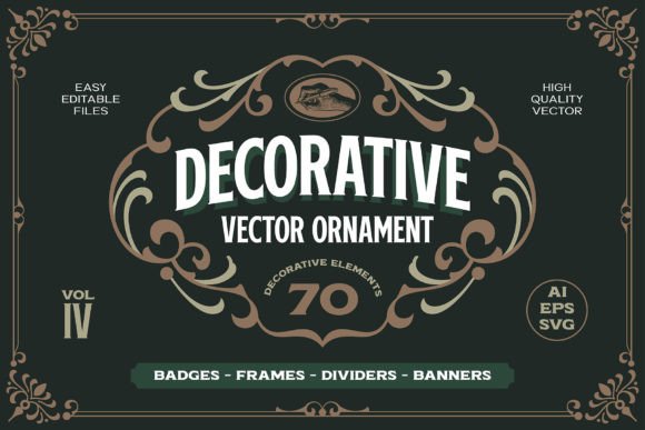 Victorian Ornament Vectors Vol. IV Review